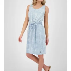 Kleid "Doja" In Hellblau -Günstiges Moden Zauber Geschäft alife and kickin kleid doja in hellblau 5