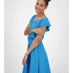 Kleid "Isabella" In Blau -Günstiges Moden Zauber Geschäft alife and kickin kleid isabella in blau 1