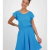 Kleid "Isabella" In Blau -Günstiges Moden Zauber Geschäft alife and kickin kleid isabella in blau