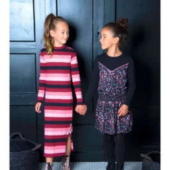 Kleid In Pink/ Rosa/ Schwarz -Günstiges Moden Zauber Geschäft b nosy kleid in pink rosa schwarz 3