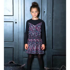 Kleid In Schwarz/ Pink -Günstiges Moden Zauber Geschäft b nosy kleid in schwarz pink 2