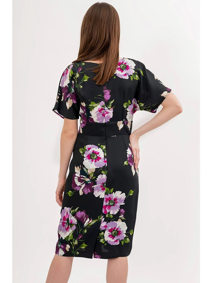 Kleid In Schwarz/ Bunt 4 Kleid In Schwarz/ Bunt – Bild 2