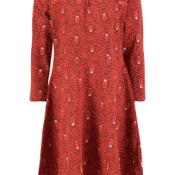 Blutsgeschwister Kleid "Bibi Babuschka" In Rot