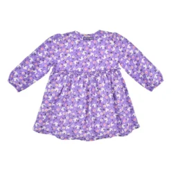 Kleid "Blumenallover" In Lila -Günstiges Moden Zauber Geschäft bondi kleid blumenallover in lila 1