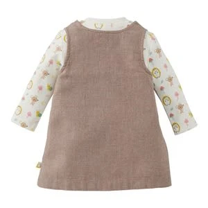 2-tlg. Set Kleid Und Shirt Igel In Braun 4 2-tlg. Set Kleid Und Shirt Igel In Braun – Bild 2