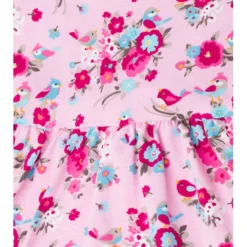 Kleid-Body In Rosa/ Bunt -Günstiges Moden Zauber Geschäft buzerl kleid body in rosa bunt 2