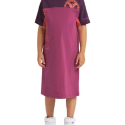 CARLO COLUCCI Kleid Canton In Lila -Günstiges Moden Zauber Geschäft carlo colucci kleid canton in lila 2 scaled