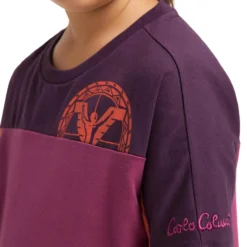 CARLO COLUCCI Kleid Canton In Lila -Günstiges Moden Zauber Geschäft carlo colucci kleid canton in lila 3 scaled