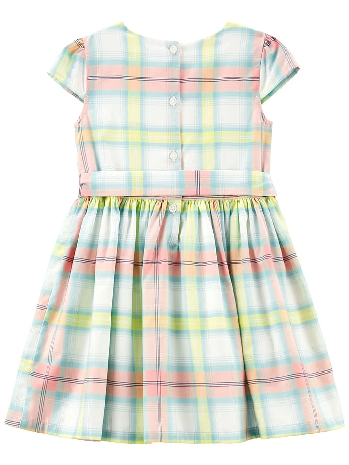 Carter's™ Kleid In Grün/ Rosa 4 Carter's™ Kleid In Grün/ Rosa – Bild 2
