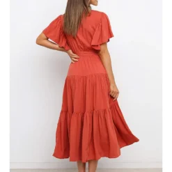 Kleid In Hellrot 7 Kleid In Hellrot -Günstiges Moden Zauber Geschäft coconut sunwear kleid in hellrot 1