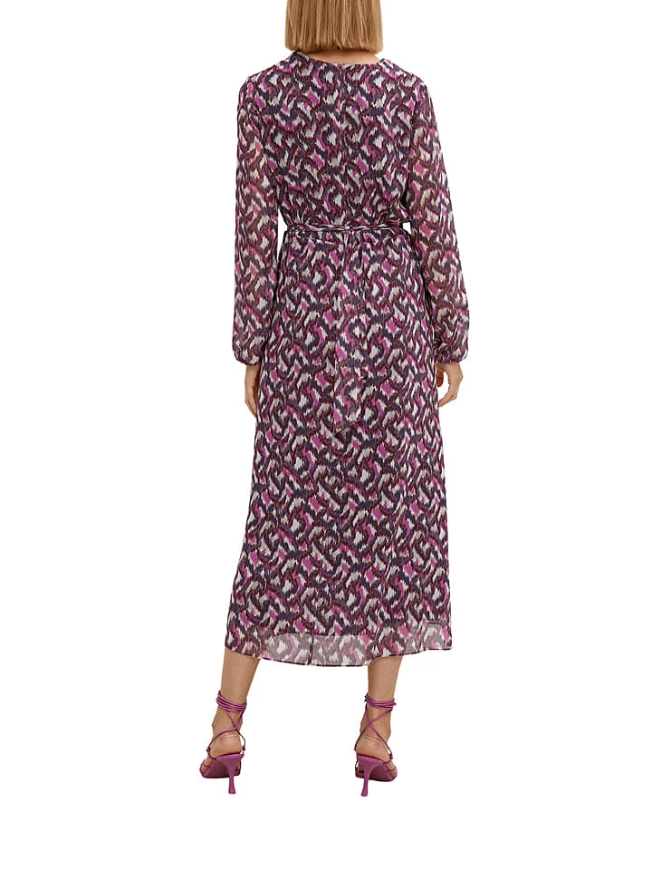 Comma Kleid In Lila/ Pink 4 Comma Kleid In Lila/ Pink – Bild 2