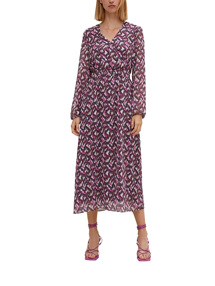 Comma Kleid In Lila/ Pink 5 Comma Kleid In Lila/ Pink – Bild 3