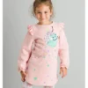 Kleid "Cute Donut" In Rosa -Günstiges Moden Zauber Geschäft denokids kleid cute donut in rosa