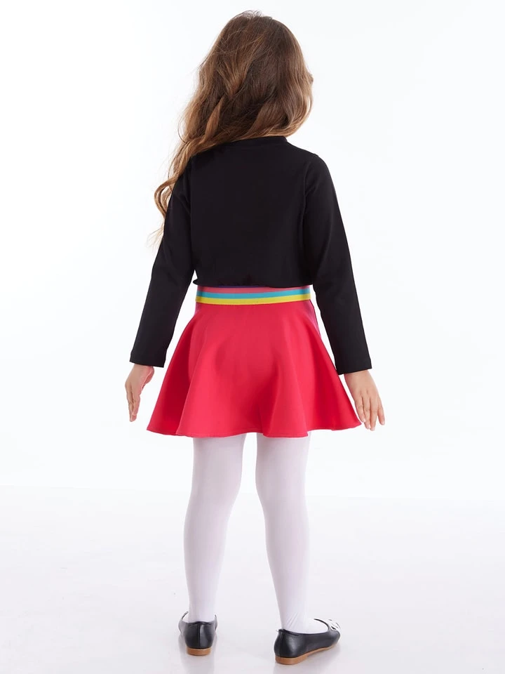 Kleid "Emoji" In Schwarz/ Rot 4 Kleid "Emoji" In Schwarz/ Rot – Bild 2