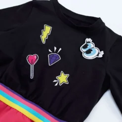 Kleid "Emoji" In Schwarz/ Rot 13 Kleid "Emoji" In Schwarz/ Rot -Günstiges Moden Zauber Geschäft denokids kleid emoji in schwarz rot 4