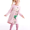 Kleid "Giraffe" In Rosa -Günstiges Moden Zauber Geschäft denokids kleid giraffe in rosa