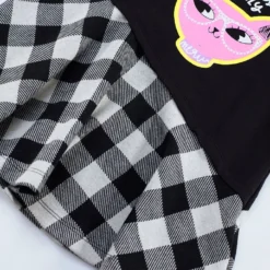 Kleid "Kitten" In Schwarz/ Weiß -Günstiges Moden Zauber Geschäft denokids kleid kitten in schwarz weiss 4