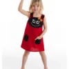Kleid "Lady Bug" In Rot/ Schwarz -Günstiges Moden Zauber Geschäft denokids kleid lady bug in rot schwarz