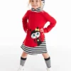 Kleid "Ladybug" In Rot -Günstiges Moden Zauber Geschäft denokids kleid ladybug in rot