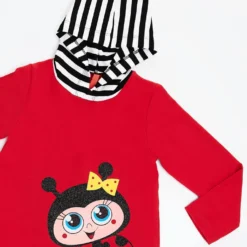 Kleid "Ladybug" In Rot -Günstiges Moden Zauber Geschäft denokids kleid ladybug in rot 5