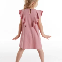 Kleid "Panda" In Rosa -Günstiges Moden Zauber Geschäft denokids kleid panda in rosa 1