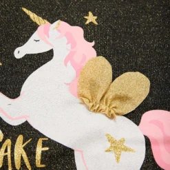 Kleid "Unicorn Wings" In Schwarz -Günstiges Moden Zauber Geschäft denokids kleid unicorn wings in schwarz 2