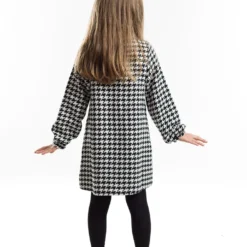 Kleid "Zizi" In Schwarz/ Weiß -Günstiges Moden Zauber Geschäft denokids kleid zizi in schwarz weiss 1