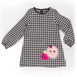 Kleid "Zizi" In Schwarz/ Weiß -Günstiges Moden Zauber Geschäft denokids kleid zizi in schwarz weiss 2