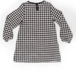 Kleid "Zizi" In Schwarz/ Weiß -Günstiges Moden Zauber Geschäft denokids kleid zizi in schwarz weiss 3