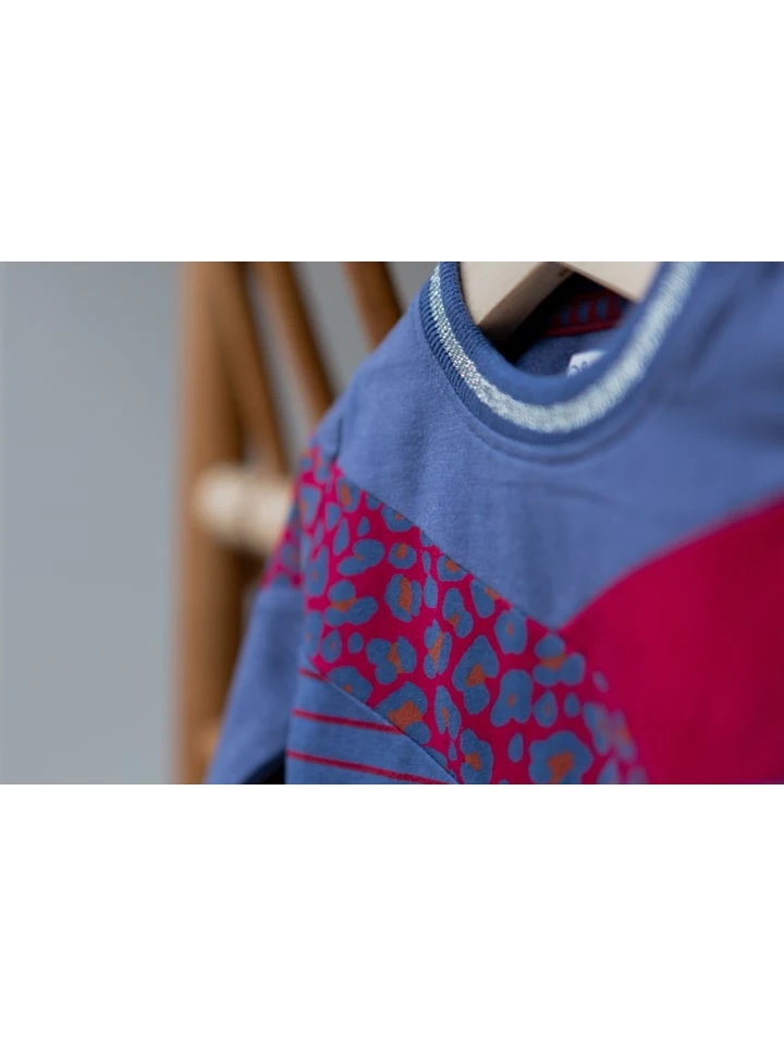 Dirkje Kleid In Blau/ Rot 5 Dirkje Kleid In Blau/ Rot – Bild 3