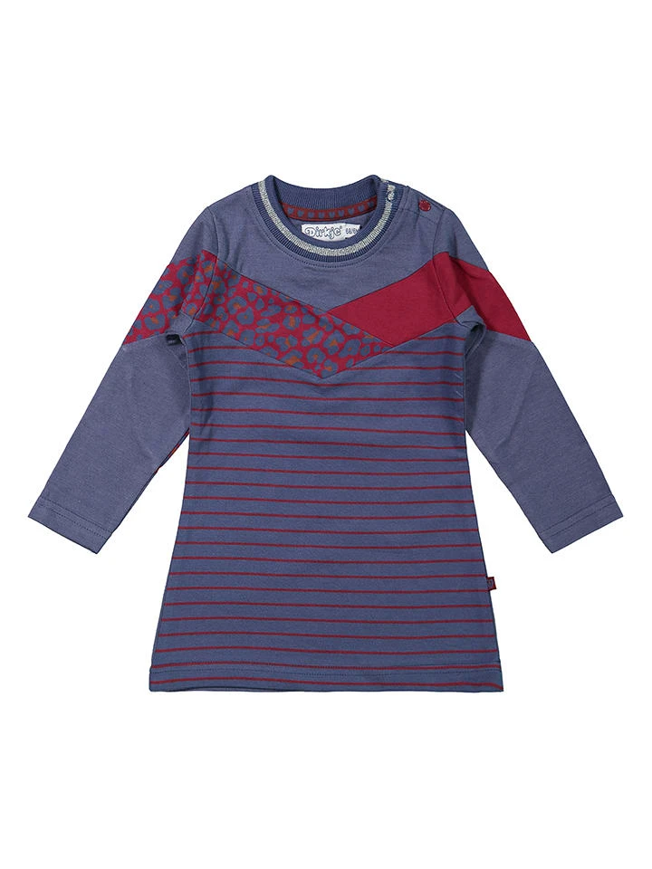 Dirkje Kleid In Blau/ Rot 3 Dirkje Kleid In Blau/ Rot