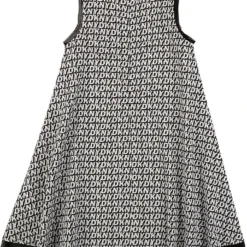 DKNY Kleid In Schwarz/ Weiß -Günstiges Moden Zauber Geschäft dkny kleid in schwarz weiss 1
