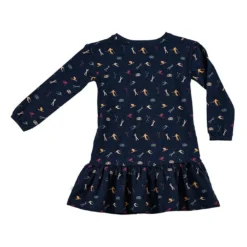 Kleid "Billie" In Dunkelblau/ Bunt -Günstiges Moden Zauber Geschäft ebbe kleid billie in dunkelblau bunt 1