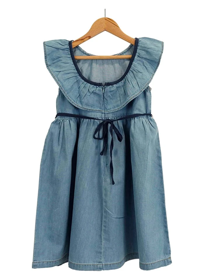 Kleid "Chambrai" In Blau 4 Kleid "Chambrai" In Blau – Bild 2