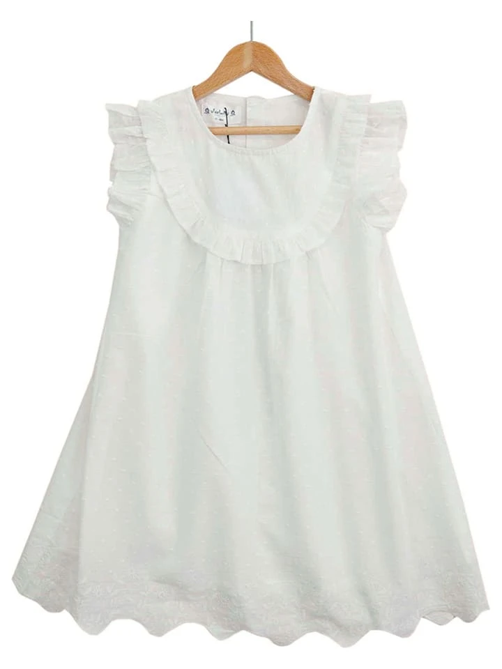 Kleid "Plumeti" In Weiß 3 Kleid "Plumeti" In Weiß