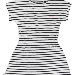 ESPRIT Kleid In Dunkelblau/ Weiß