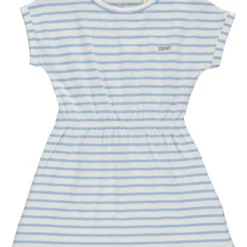 ESPRIT Kleid In Hellblau/ Weiß
