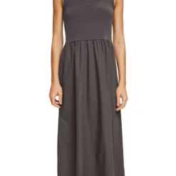 ESPRIT Kleid In Midilänge Anthracite -Günstiges Moden Zauber Geschäft esprit kleid in midilange anthracite 1 scaled