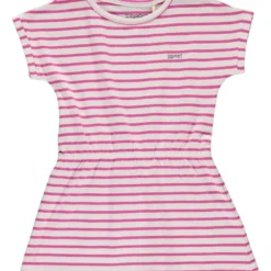 ESPRIT Kleid In Pink/ Weiß