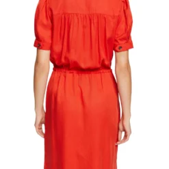 ESPRIT Kleid Orange Red -Günstiges Moden Zauber Geschäft esprit kleid orange red 2 scaled