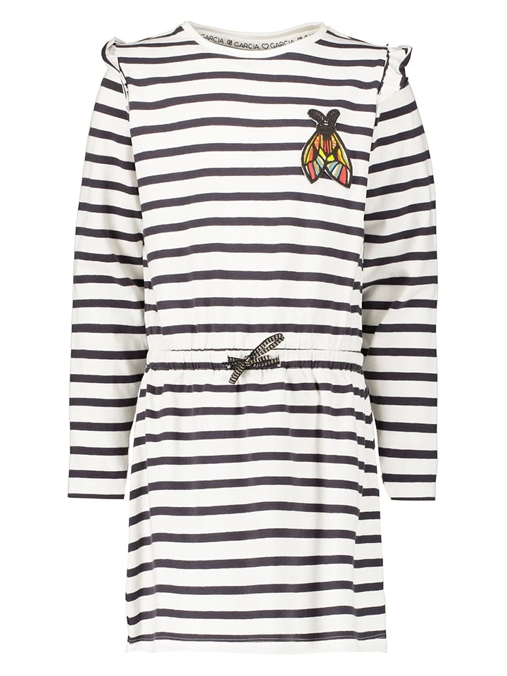 Garcia Kleid In Weiß/ Schwarz 6 Garcia Kleid In Weiß/ Schwarz – Bild 4