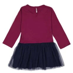 Kleid In Bordeaux/ Dunkelblau -Günstiges Moden Zauber Geschäft happy girls by eisend kleid in bordeaux dunkelblau 1