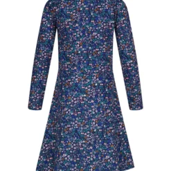 Kleid In Dunkelblau/ Bunt -Günstiges Moden Zauber Geschäft happy girls by eisend kleid in dunkelblau bunt 1