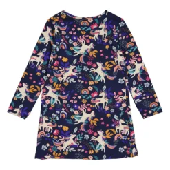 Kleid In Dunkelblau/ Bunt -Günstiges Moden Zauber Geschäft happy girls by eisend kleid in dunkelblau bunt 3