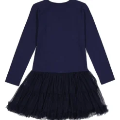 Kleid In Dunkelblau/ Schwarz -Günstiges Moden Zauber Geschäft happy girls by eisend kleid in dunkelblau schwarz 1