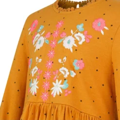 Kleid In Orange/ Bunt 7 Kleid In Orange/ Bunt -Günstiges Moden Zauber Geschäft happy girls by eisend kleid in orange bunt 2