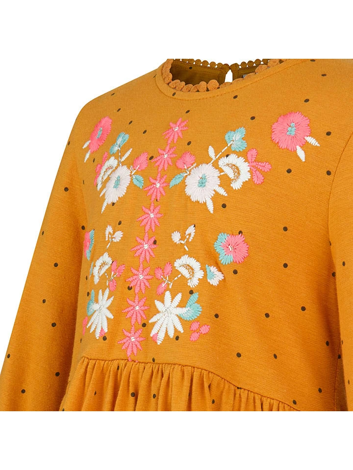 Kleid In Orange/ Bunt 5 Kleid In Orange/ Bunt – Bild 3