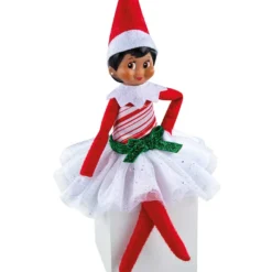 2tlg. Set: Buch "The Elf On The Shelf" Mit Elf & Kleid - Ab 3 Jahren -Günstiges Moden Zauber Geschäft hcm 2tlg set buch the elf on the shelf mit elf and kleid ab 3 jahren 4