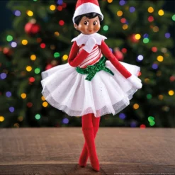 2tlg. Set: Buch "The Elf On The Shelf" Mit Elf & Kleid - Ab 3 Jahren -Günstiges Moden Zauber Geschäft hcm 2tlg set buch the elf on the shelf mit elf and kleid ab 3 jahren 6