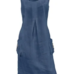 Heine Leinen-Kleid In Blau